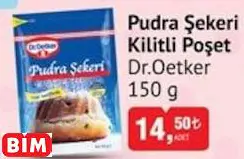 DR.OETKER PUDRA ŞEKERİ KİLİTLİ POŞET DR.OETKER PUDRA ŞEKERİ KİLİTLİ POŞET